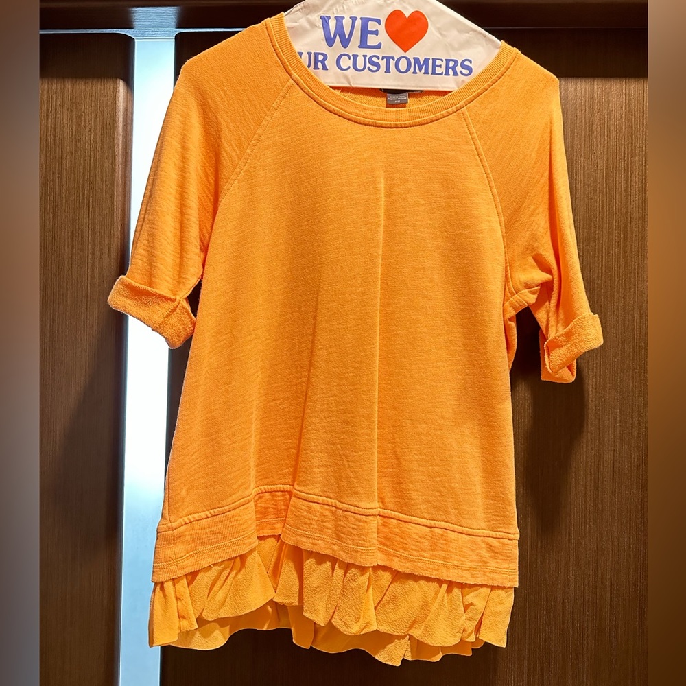 Armani Exchange orange t-shirt
